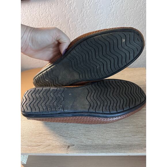 Mecca Men's Size 10 Brown Faux Leather Loafers - Picture 8 of 10